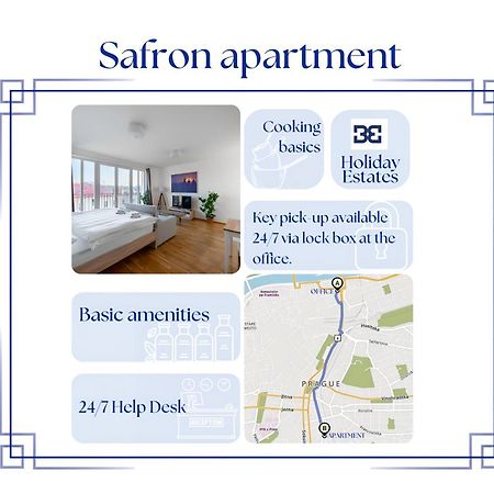 Sunny Safron Apartment Praag Buitenkant foto
