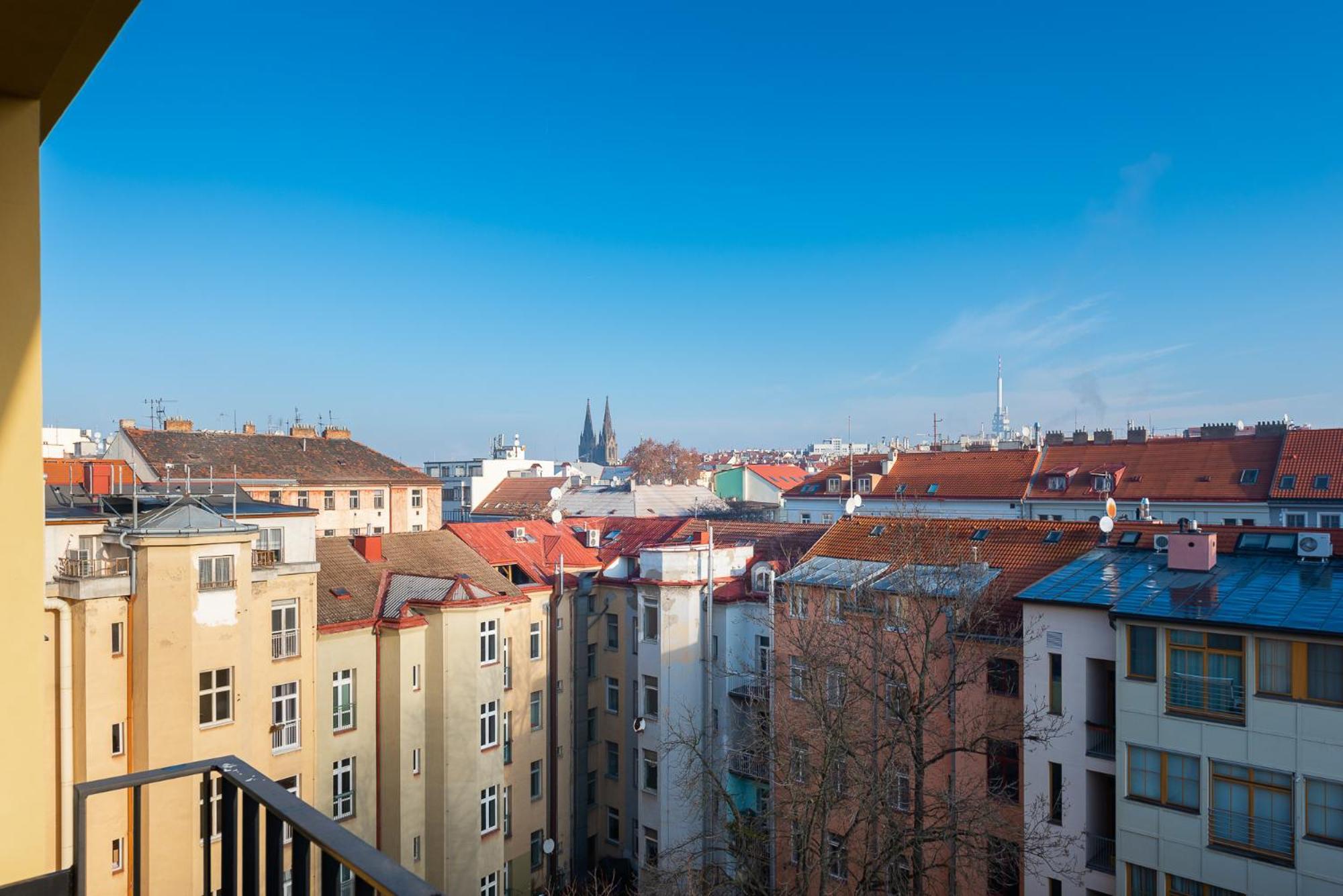 Sunny Safron Apartment Praag Buitenkant foto