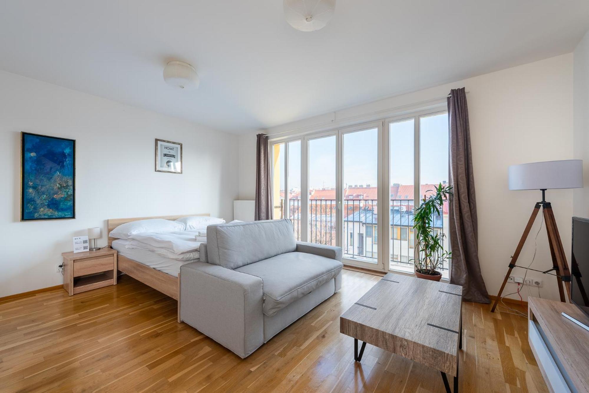 Sunny Safron Apartment Praag Buitenkant foto