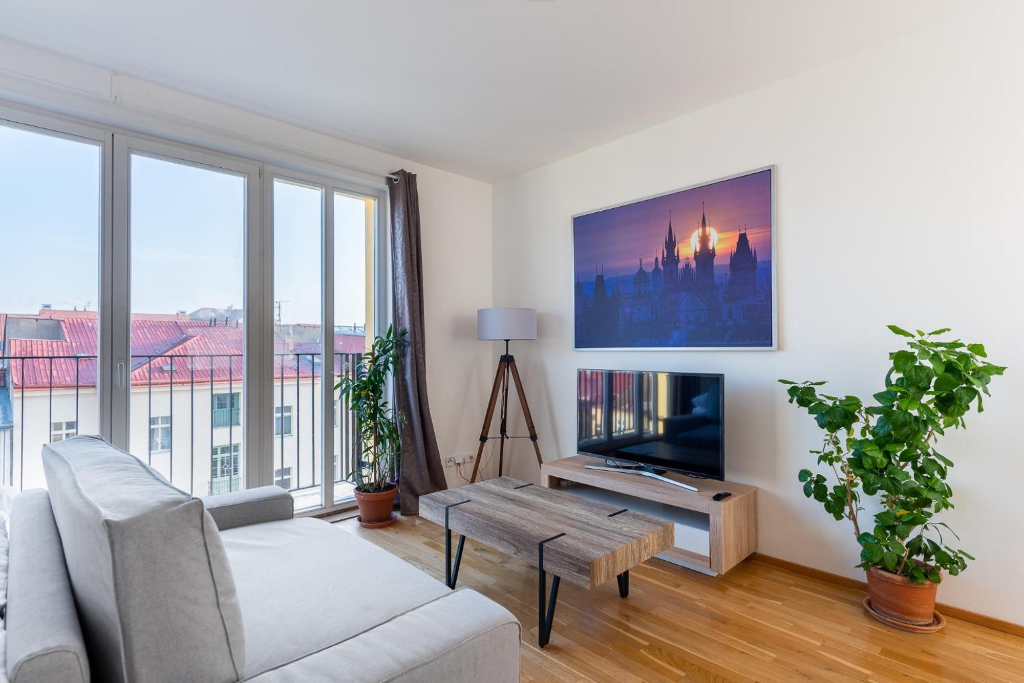 Sunny Safron Apartment Praag Buitenkant foto